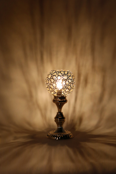 Ottoman Laser Motif Design Table Lamp